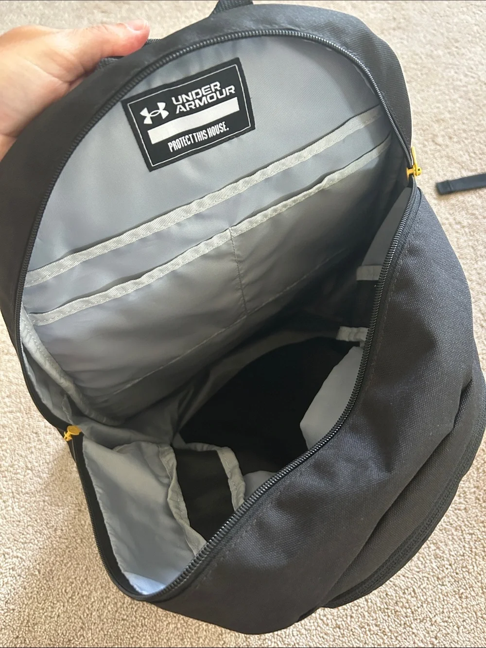 Under Armour Black & Yellow Kid’s Backpack
